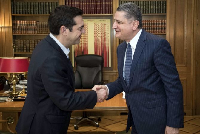 Председатель Коллегии ЕЭК Тигран Саркисян встретился с руководством Греческой 
Республики
