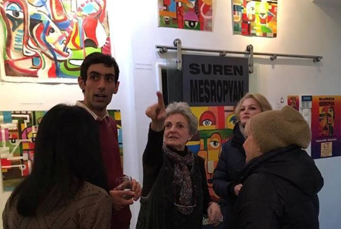 Armenian painter Suren Mesropyan brings colors of Armenia to Slovakia, young artist presents 
individual exhibition in Bratislava 
