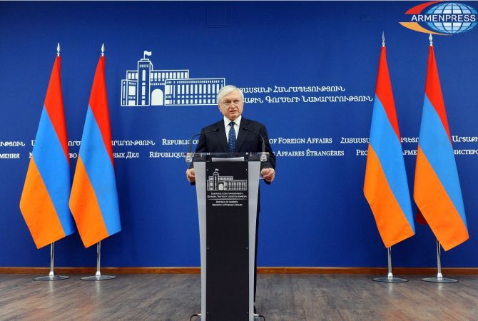 Armenia to continue negotiations on peaceful settlement of Nagorno Karabakh conflict – FM 
Nalbandian