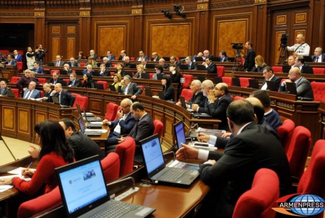 Parliament session begins, voting expected ARMENPRESS