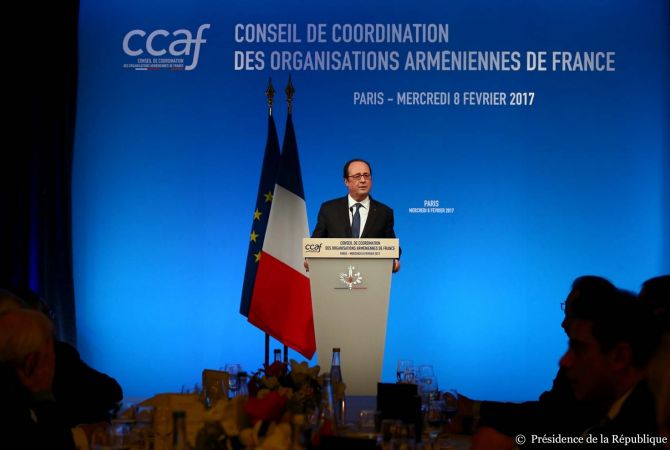 Turkey must move towards recognition of Armenian Genocide – says François Hollande