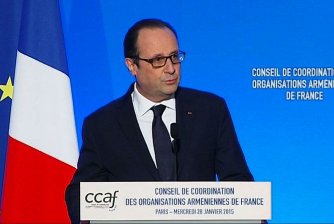 Урегулирование конфликта должно быть основано на праве народа Нагорного Карабаха 
на самоопределение: президент Франции