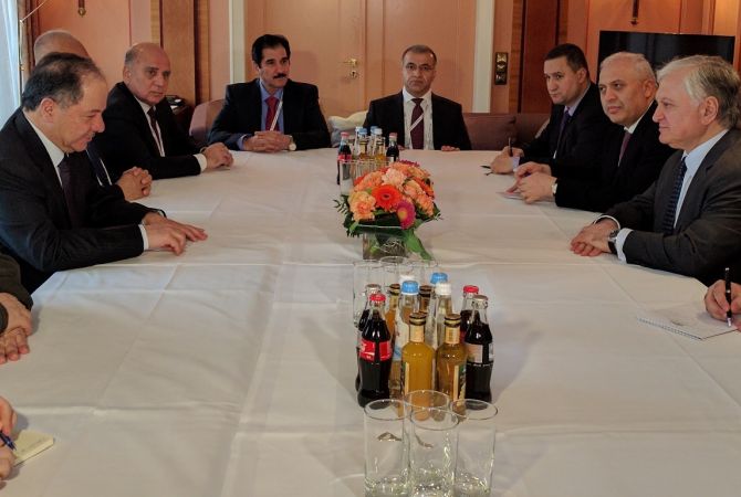 Налбандян и Барзани обсудили вопрос открытия генконсульства Армении в Эрбиле