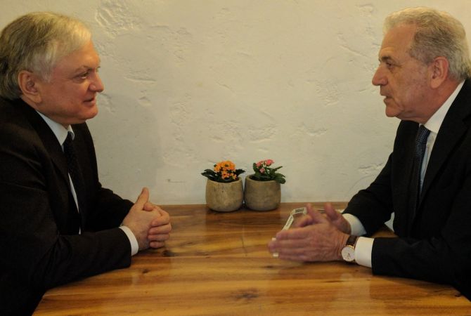 Nalbandian meets with EU Commissioner for Migration, Home Affairs and Citizenship 