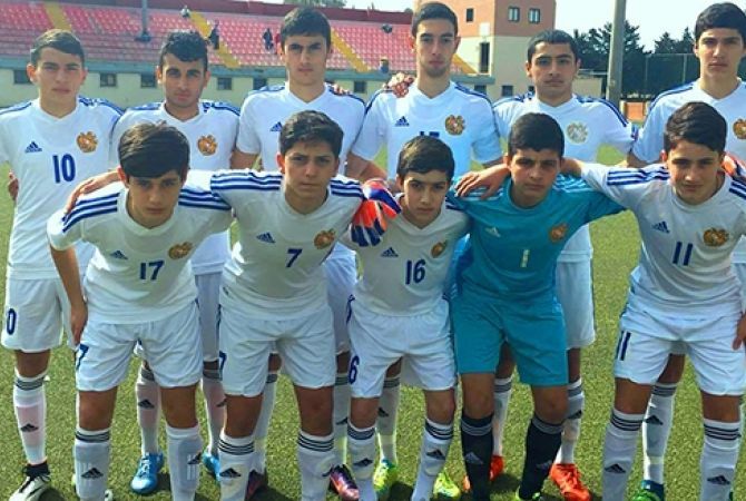 Футбольная команда Армении М16 победила  команду Андорры
