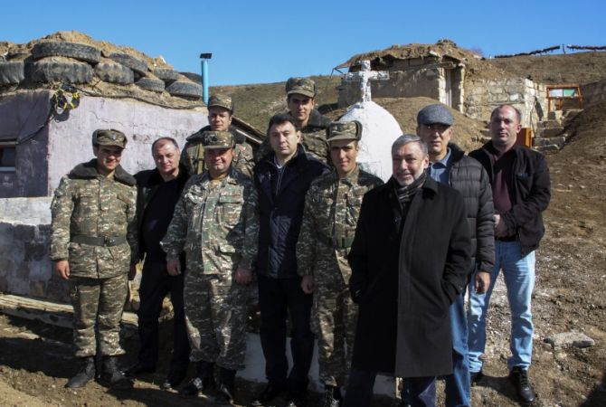 Парламентская делегация НС Армении посетила в Арцахе передовую