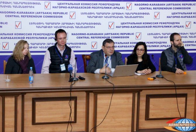 Observation mission of Armenian National Committee of Europe considers exemplary the NKR 
referendum