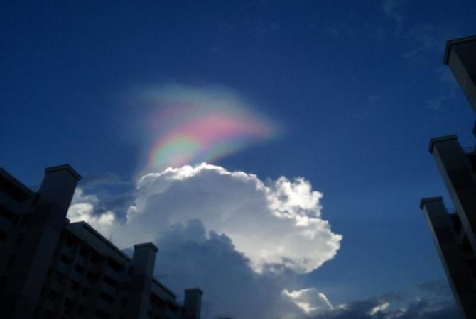 Սինգապուրի երկնքում «հրե ծիածան» Է երեւացել  