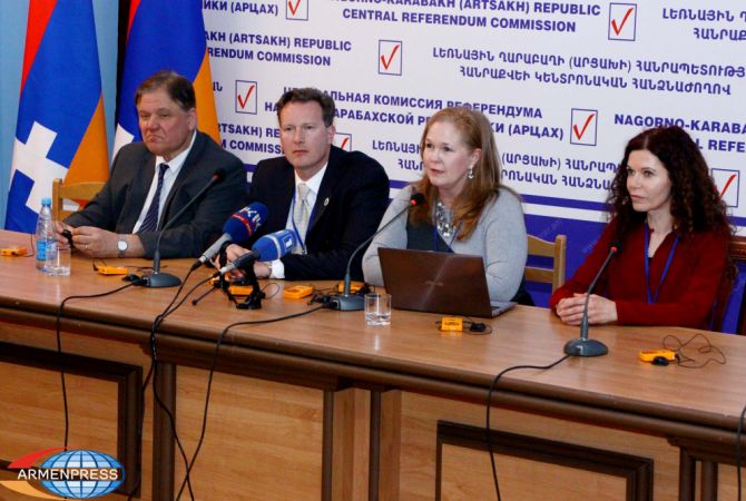 US, Canada observers praise organizational level of Nagorno Karabakh referendum 