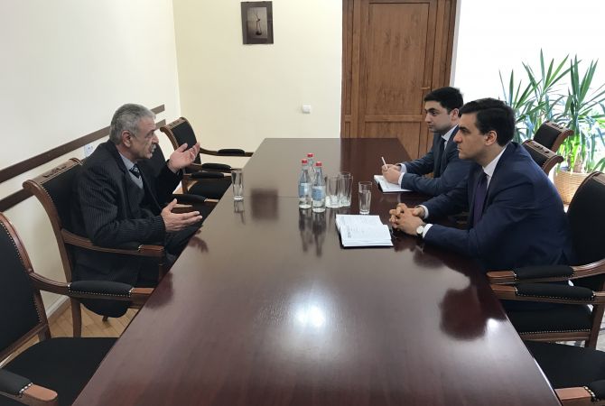 ՀՀ ՄԻՊ Արման Թաթոյանը հանդիպել է Շահին Միրզոևի հետ