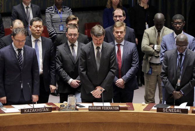 ՄԱԿ-ի Անվտանգության խորհրդի նիստը մեկնարկել է մեկ րոպե լռությամբ ի հիշատակ 
Չուրկինի