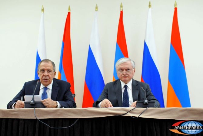 Joint press conference of Nalbandian and Lavrov in Moscow: LIVE