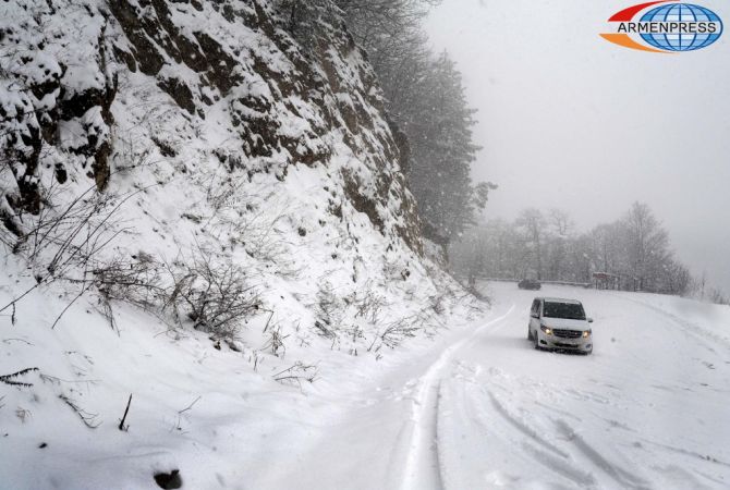 Some highways closed and difficult to pass in Armenia