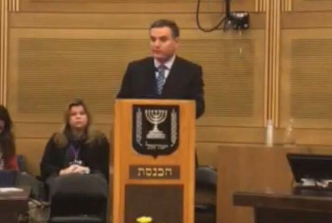 Artak Zakaryan delivers speech at international seminar in Israel
