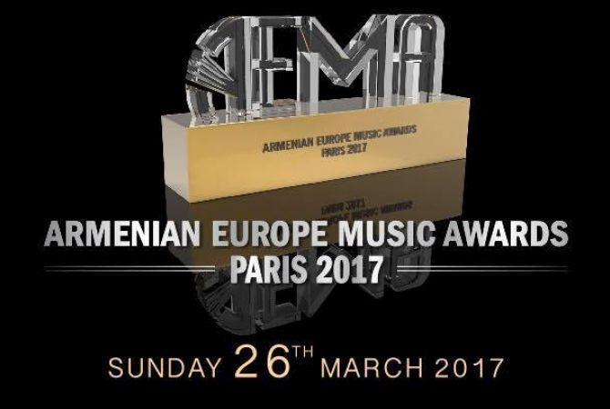 В Париже состоится первая музыкальная церемония награждения Armenian Europe Music 
Awards