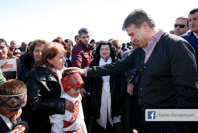 Построим такую страну, чтобы наши никогда дети не думали покидать ее: премьер-
министр Карен Карапетян