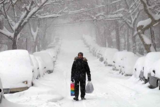  Северо-восток США накрыло снежным штормом 