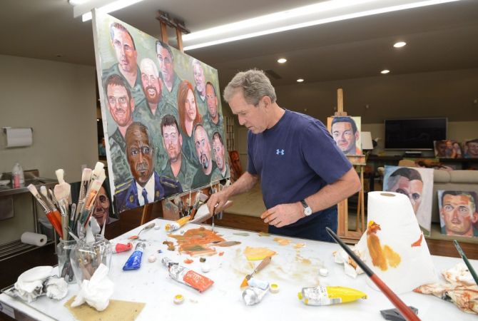  Книга с картинами Буша-младшего стала бестселлером 