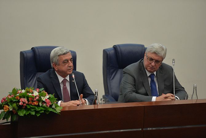  Главным приоритетом Армении является последовательная политика по привлечению 
иностранных инвестиций: президент  