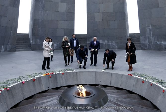 Мэр Драгиньяна воздал уважение памяти жертв Геноцида армян