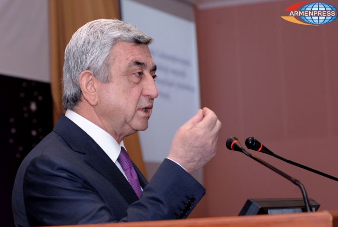 Президент Армении Серж Саргсян не разделяет мнение, будто НАН Армении исчерпала 
себя