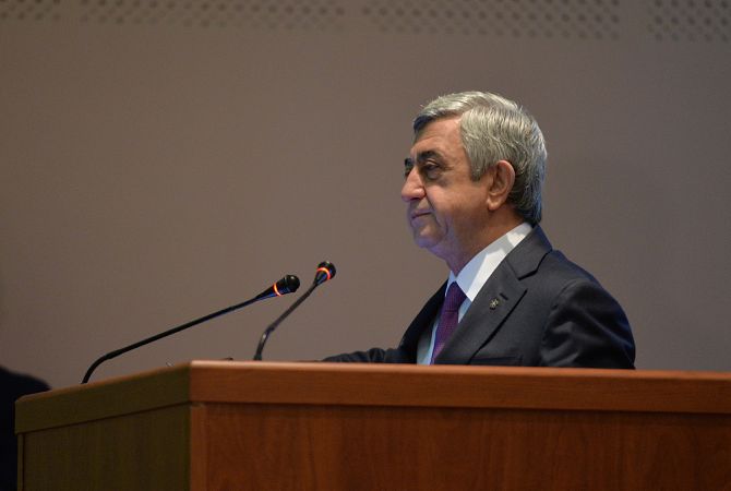 President Sargsyan expects more activeness and new academic achievements from Armenian 
scientists