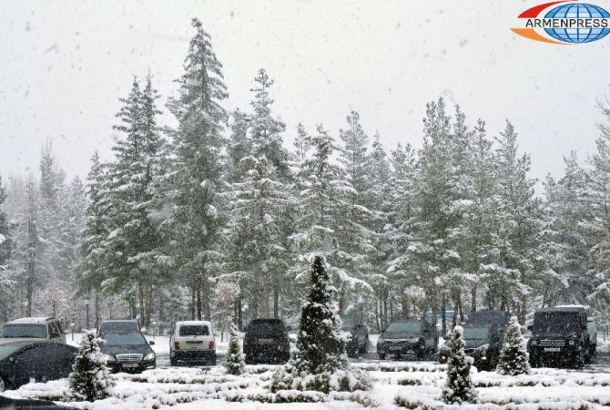 Հայաստանի մի շարք շրջաններում ձյուն է տեղում