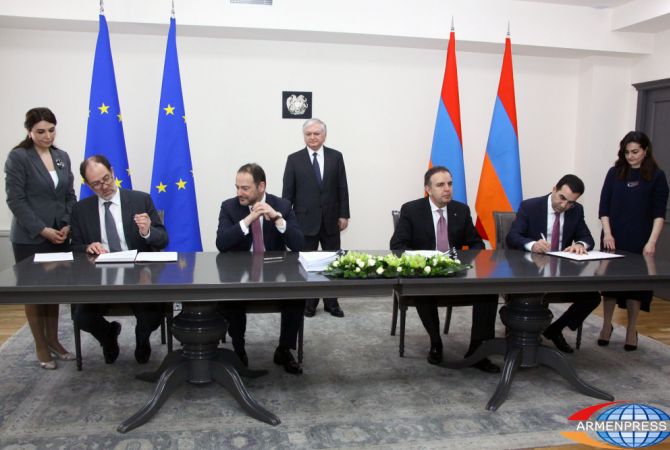 أرمينيا والاتحاد الأوروبي توقعان على الاتفاق الأولي الجديد للشراكة الشاملة والموسعة في يريفان