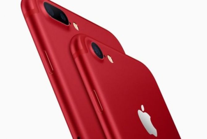 Apple выпустила iPhone 7 ярко-красного цвета и новый iPad