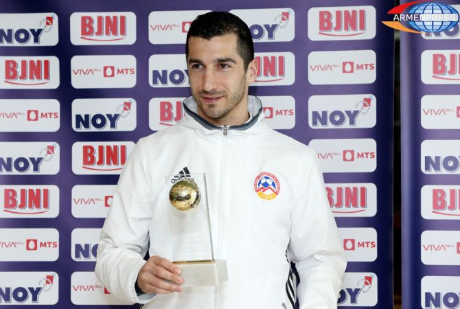 Հենրիխ Մխիթարյանը Հայաստանի լավագույն ֆուտբոլիստի կոչումը մեծ պատիվ է 
համարում, սակայն ոչ առաջնային
