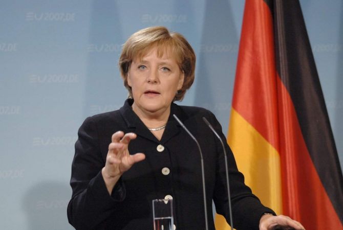 Меркель настаивает на решении арабо-израильского конфликта по принципу 