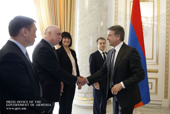 Премьер-министр Армении принял руководителей сферы информационных технологий 
стран-членов ЕАЭС