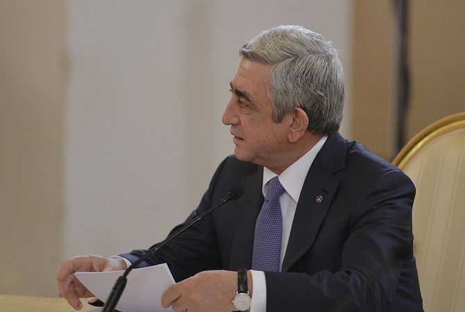 President Sargsyan speaks about challenges facing Armenia and CSTO