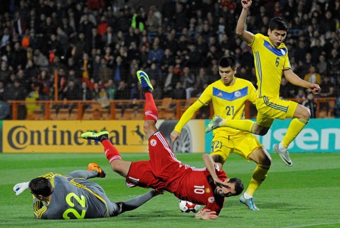 Члены сборной Армении по футболу выразили поддержку Геворгу Казаряну