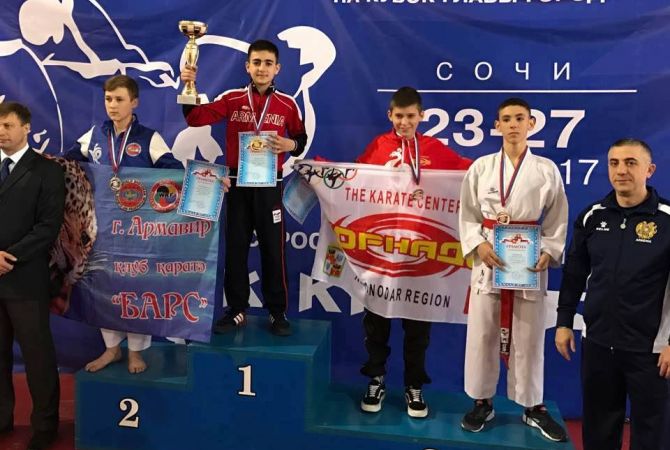 Armenia’s Suren Harutyunyan wins Caucasus Karate Cup