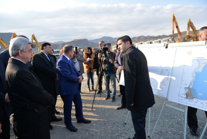 Armenian President attends Vedi reservoir’s groundbreaking ceremony in Ararat Province