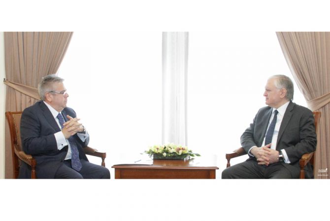 Министр ИД Армении Эдвард Налбандян принял руководителя краткосрочной 
наблюдательской миссии ОБСЕ