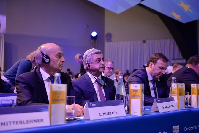 الرئيس سركيسيان يحضر الجلسة الثانية لمؤتمر الحزب الشعبي الأوروبي في مالطا