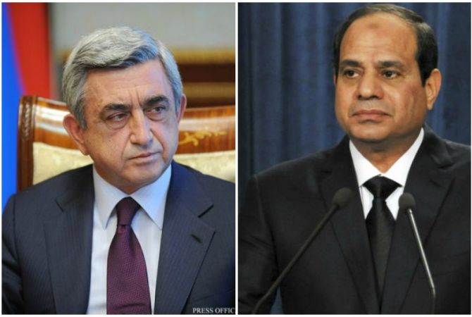 President Sargsyan extends condolences to President of Egypt on terror attacks