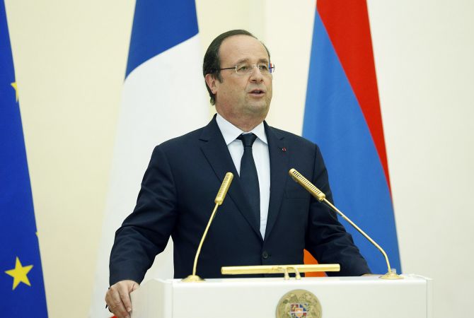 На мемориальных мероприятиях 24-го апреля во Франции ожидается участие президента 
Франсуа Олланда
