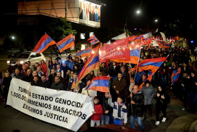 24-е апреля  провозгласили в Буэнос-Айресе днем памяти Геноцида армян