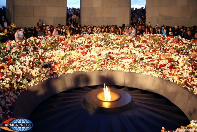 APRIL 24: Armenians worldwide commemorate 102nd anniversary of Armenian Genocide
