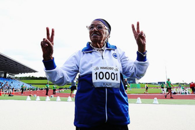 101-летняя индийская бегунья преодолела стометровку