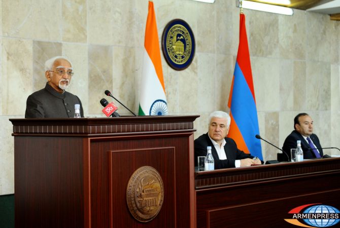 ‘It’s a part of history no one can be proud of’ – Indian VP on Armenian Genocide 