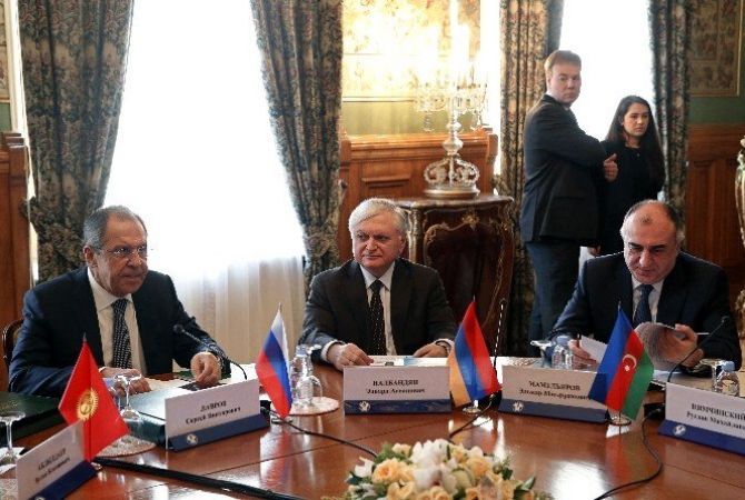 Armenian, Russian, Azerbaijani FMs to specify positions on troublesome aspects of NK conflict 
settlement