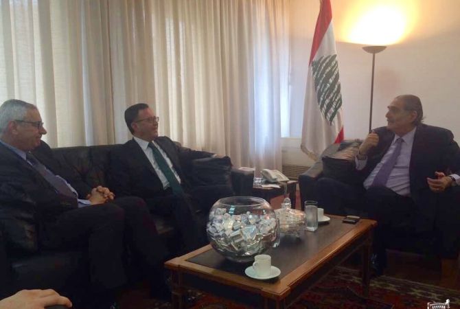 Armenia’s Ambassador meets with Lebanese Justice Minister