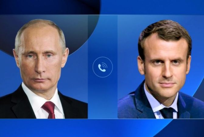  Путин и Макрон обсудили возможности предстоящих личных контактов 