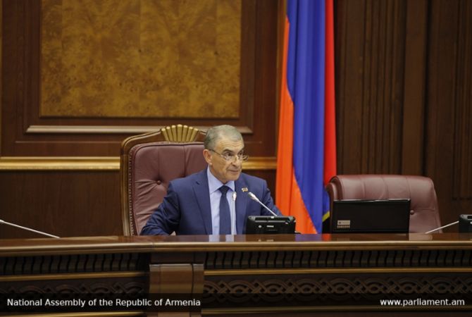 Заявление сопредседателей МГ ОБСЕ свидетельствует о том, что наша дипломатическая 
деятельность успешна: спикер НС Армении