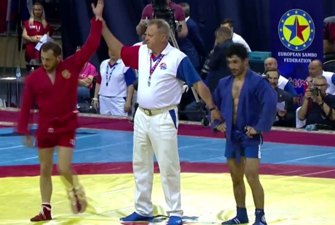Armenian athletes win 8 medals in European Sambo Championship 