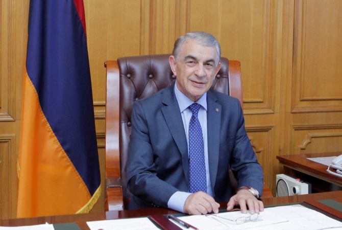 Armenia's Parliament Speaker congratulates Charles Aznavour on birthday